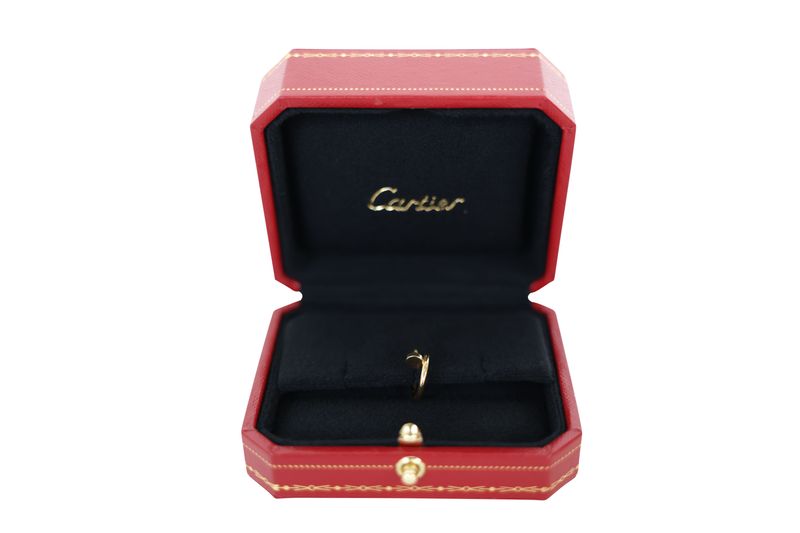 Cartier Juste un Clou Single Hoop Earring, 18k Gold, Preowned in Box WA001