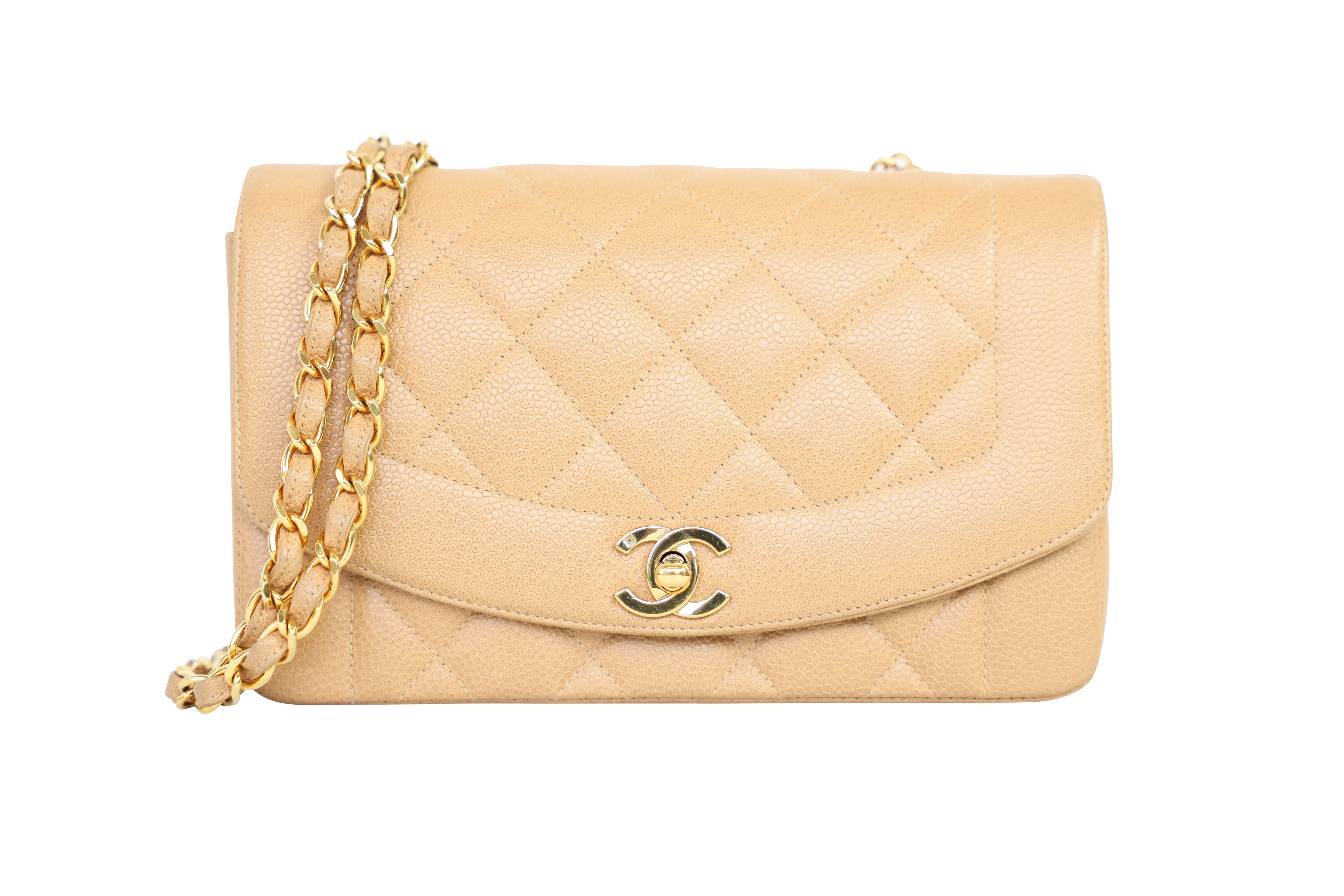 Chanel Coco Handle Mini, 21A Pumpkin Caramel Caviar Leather with