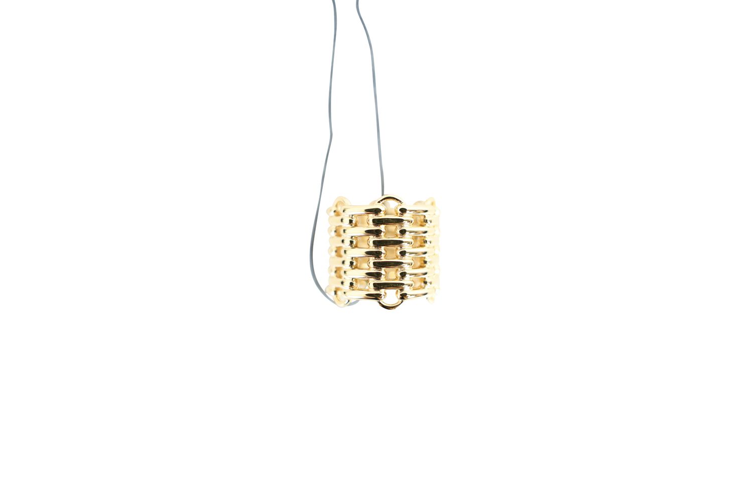 Chanel 4 Row Scarf Ring, Gold Hardware, New in Box WA001