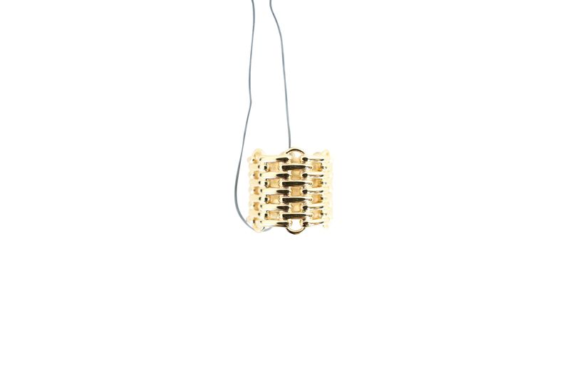 Chanel 4 Row Scarf Ring, Gold Hardware, New in Box WA001
