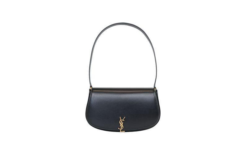 Saint Laurent YSL Voltaire Mini Bag, Black Leather and Gold Hardware, Preowned No Dustbag WA001