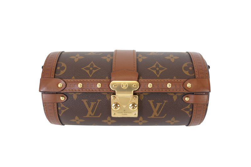 Louis Vuitton Papillon Trunk Bag, Brown Monogram Canvas and Gold Hardware, Preowned in Dustbag WA001