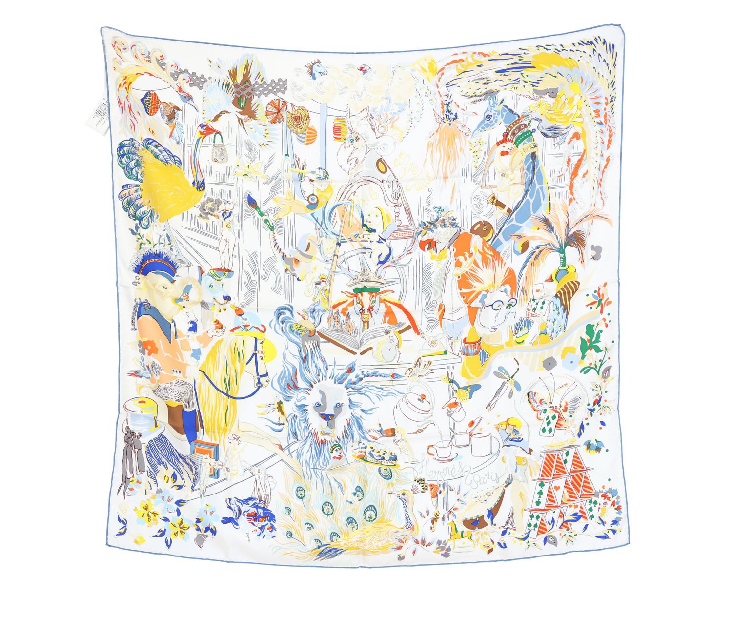 Hermes Émile et Une Nuit Scarf 90, Multicolor Silk, New in Box WA001