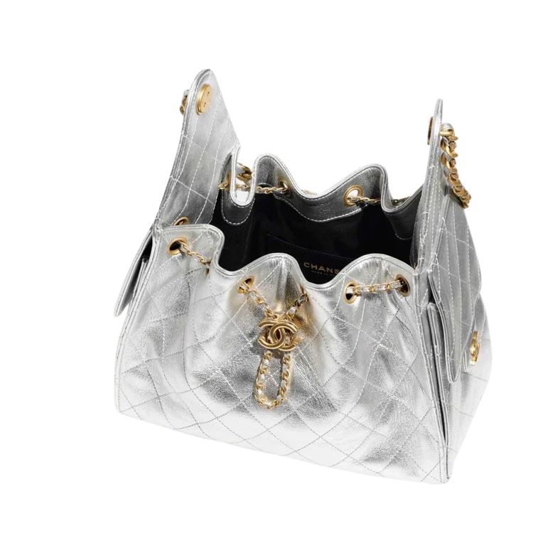 Chanel 22 Shopping Tote Small, Rose Gold with Rose Gold Hardware