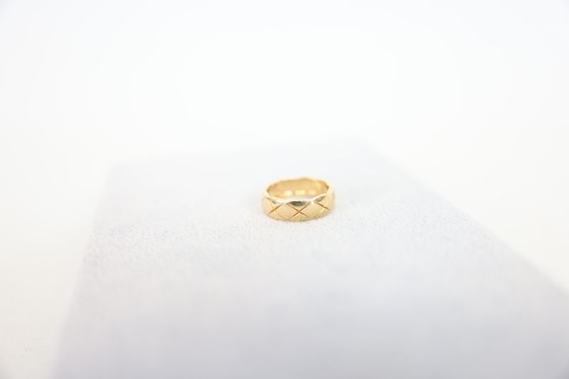 Chanel Coco Crush Ring, 18k Yellow Gold, Size 9, Preowned No Dustbag WA001