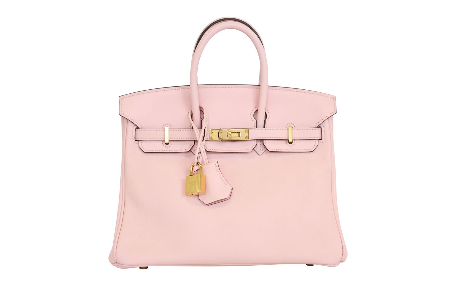Hermes Birkin 30, Pink Swift Leather with Gold Hardware, X Stamp, Preowned in Dustbag WA001