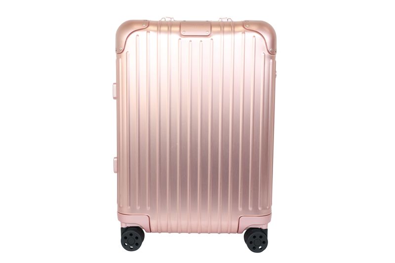 Rimowa Original Cabin Suitcase, Pink Rose Quartz Aluminium, Preowned in Dustbag WA001