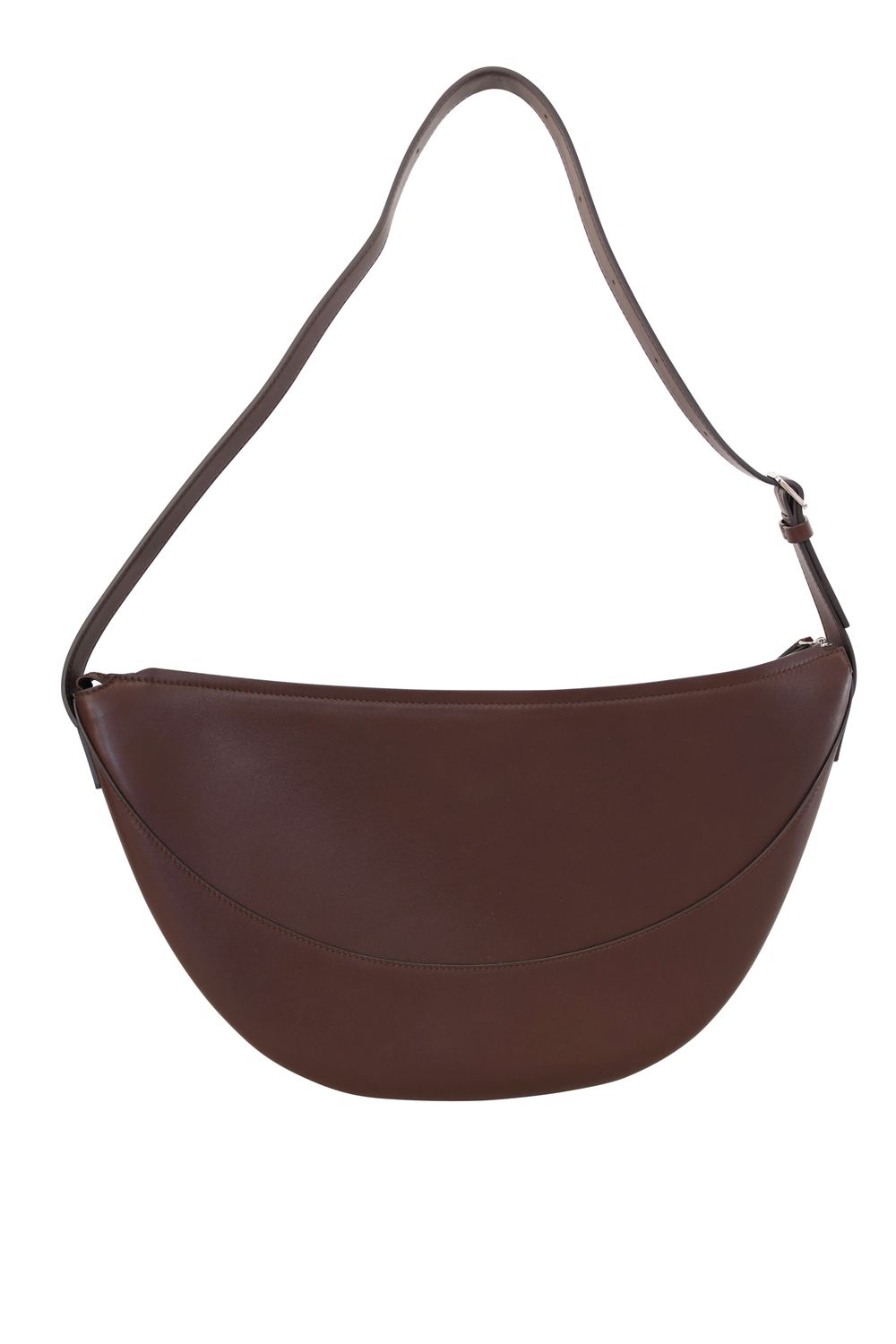 The Row Jouve Bag, Brown Leather and Silver Hardware, New in Dustbag WA001