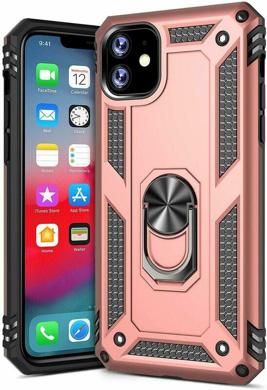 Armor Shockproof TPU + PC Protective Case for iPhone 11, with 360 Degree Rotation Holder