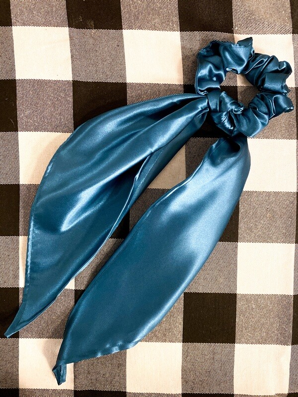 Teal Hair Scarf