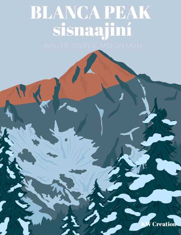 Sacred Mountain - East (8x10)