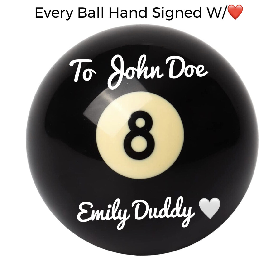 Autographed 8 Ball