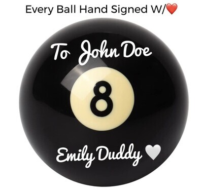 Autographed 8 Ball
