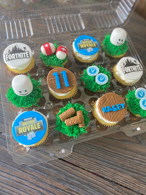 Fortnite Theme Cupcakes