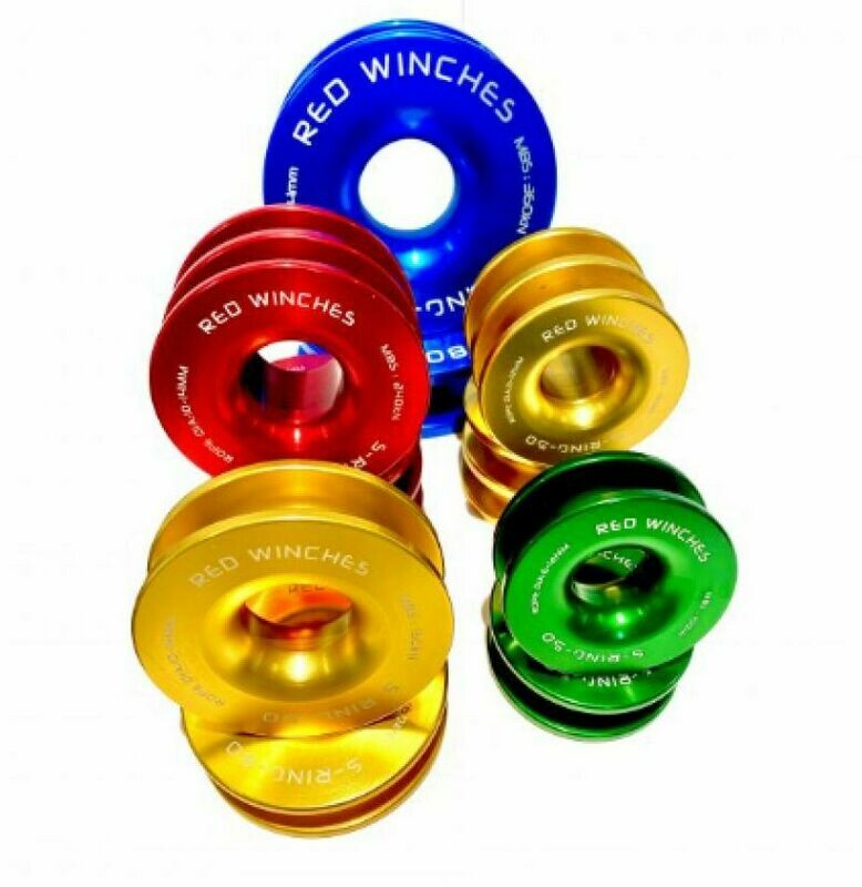 Red Winch Snatch Ring AL8t