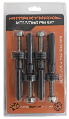 MAXTRAX Mounting Pin Set für bis zu 2 Paare MKII, 17mm Gewinde