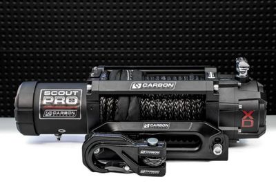 Seilwinde Carbon Offroad Scout Pro Winch, 4.5t Zugkraft, 12V