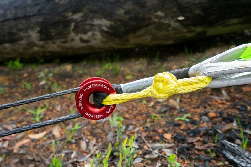 Red Winch Snatch Ring AL12t
