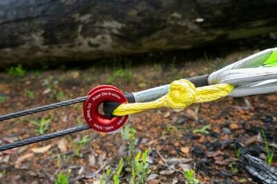 Red Winch Snatch Ring AL12t