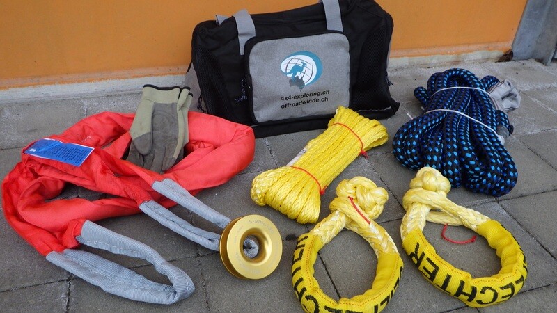 Bergeset Gross für Fahrzeuge bis 3.5t, mit Winde bis 4.5t