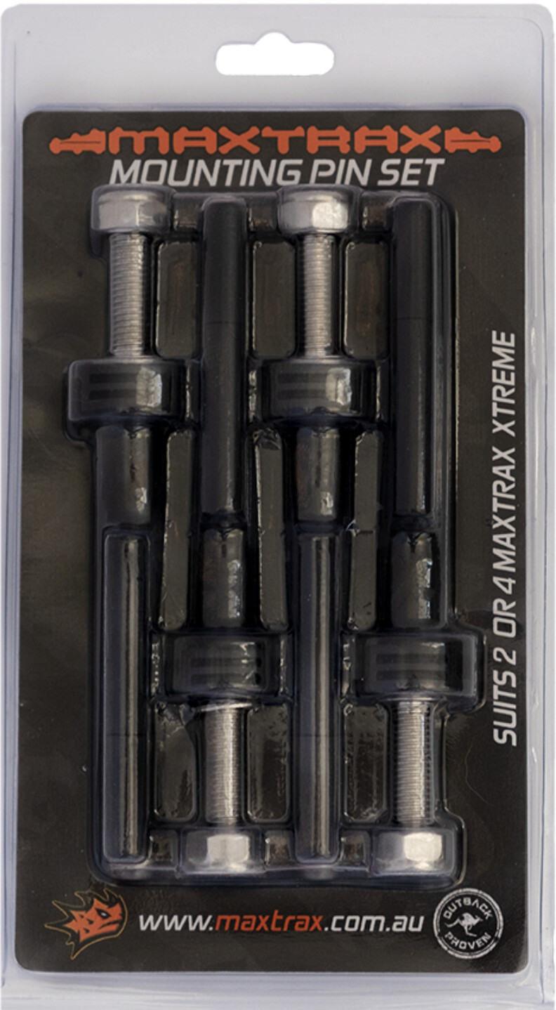 MAXTRAX Mounting Pin Set für 2-4 Maxtrax Xtreme, 17mm Gewinde