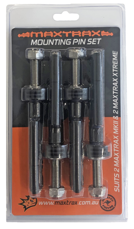 MAXTRAX Mounting Pin Set für 1 Satz MKII &amp; 1 Satz Xtreme, 40mm Gewinde