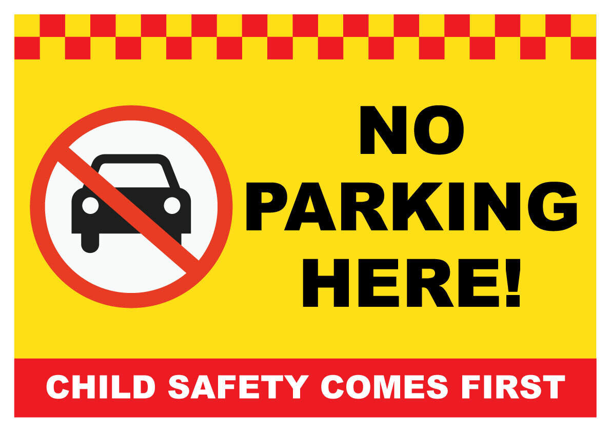 School No Parking Signs