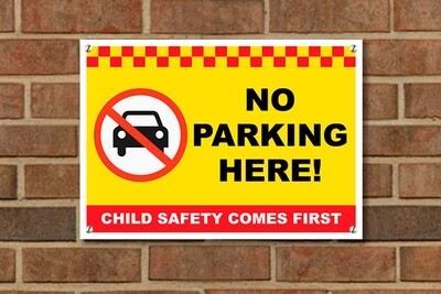 School No Parking Signs