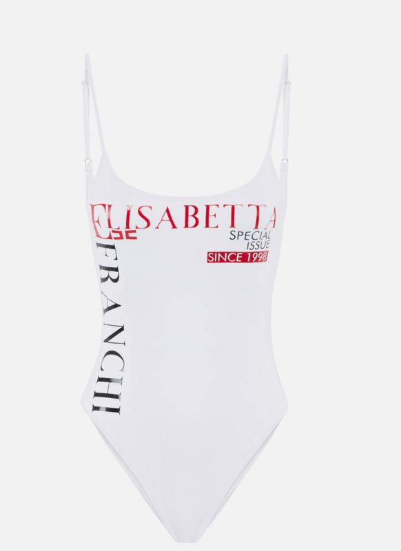 Costume con stampa logo e lettering