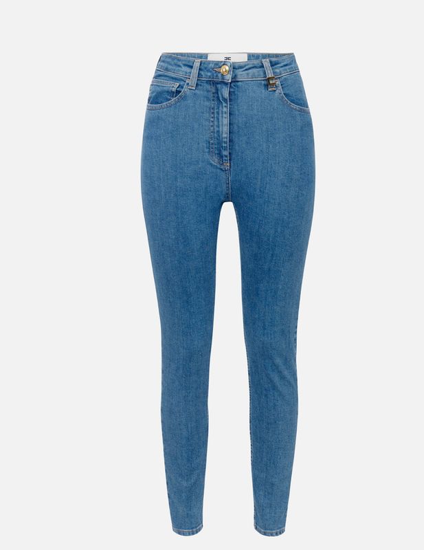 Jeans skinny con dettaglio logo