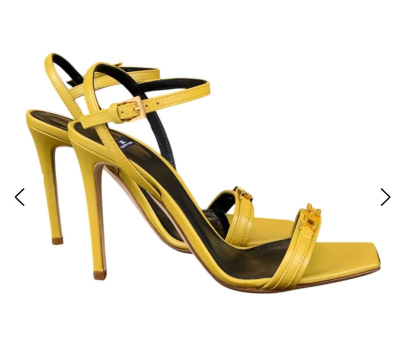 Sandalo in pelle Elisabetta Franchi