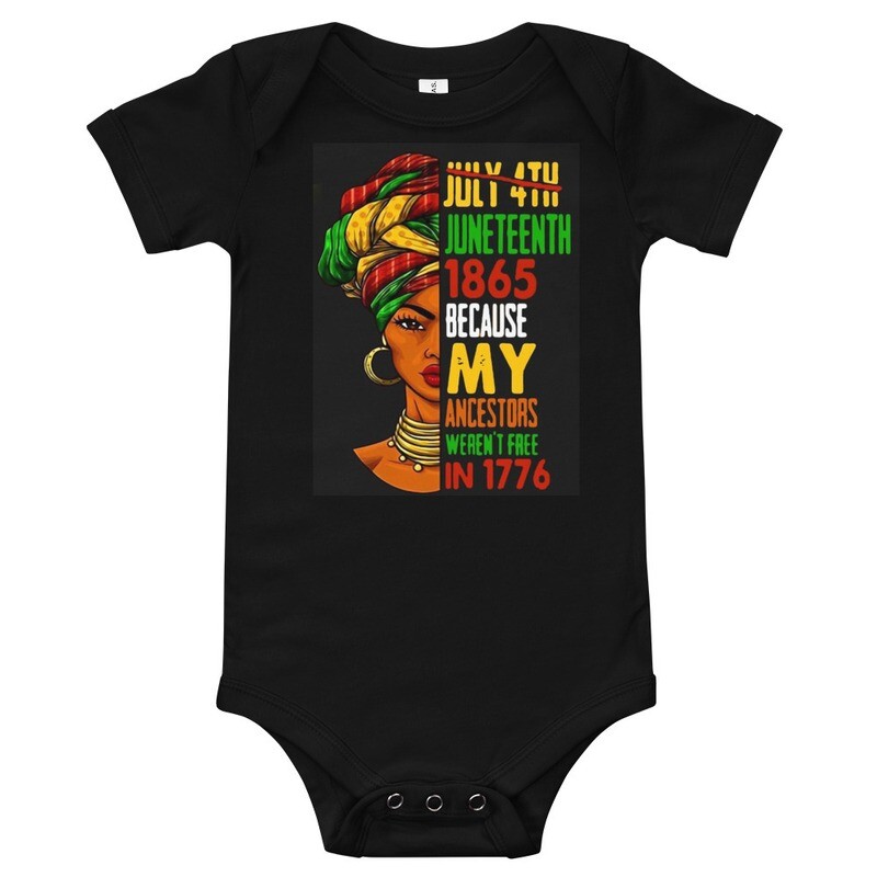 JUNETEENTH Baby short sleeve one piece