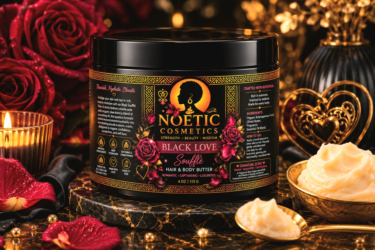 Black Love Souffle Hair &amp; Body Butter