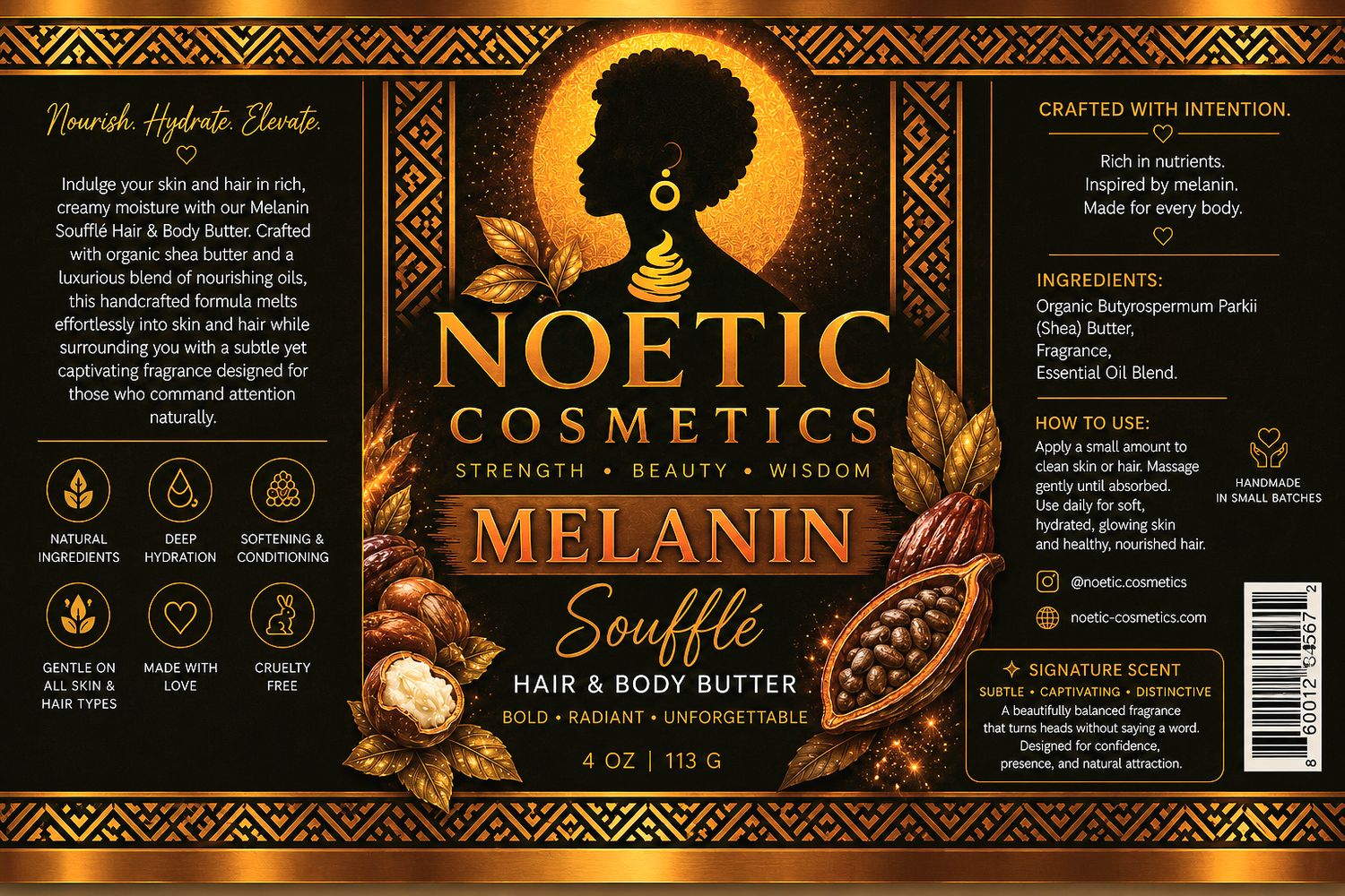 Melanin Souffle Hair &amp; Body Butter