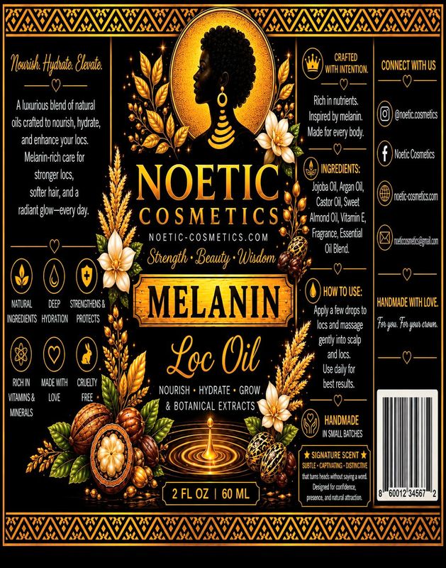 Melanin Hair, Loc &amp;  Oil