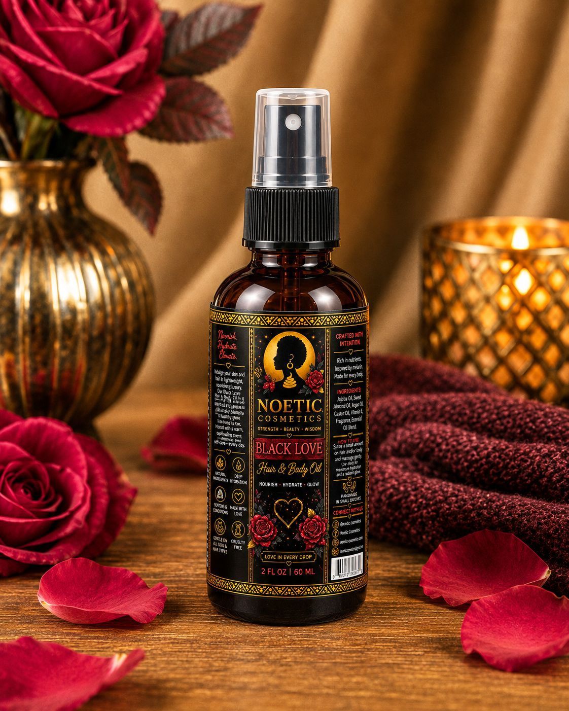 Black Love  Hair,Beard &amp; Loc Oil