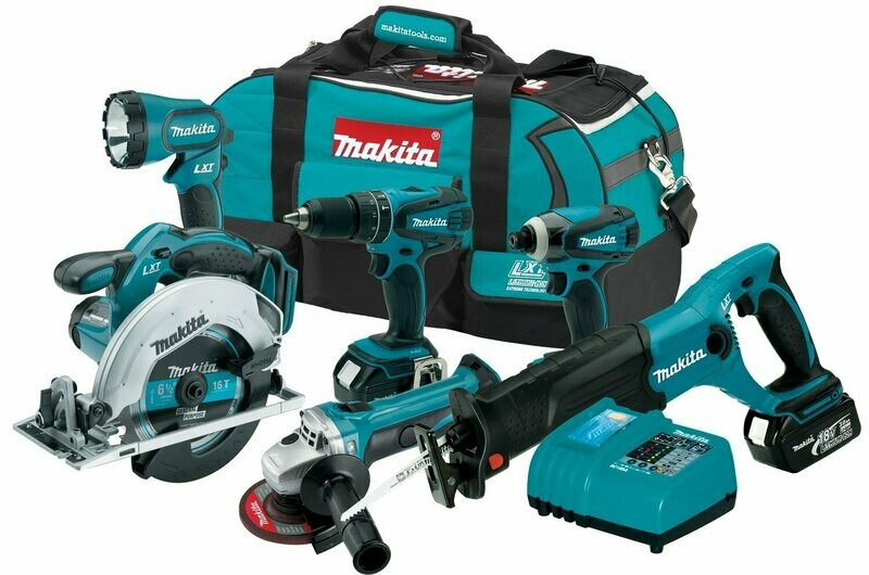 Makita Combo Battery Power Tool Set