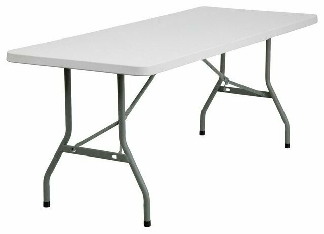 Table 30"X72" Polyethylene White