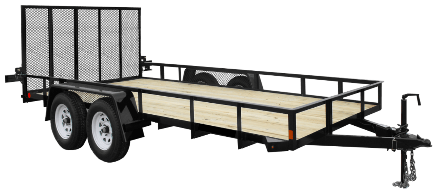 Trailer - 7x16 Double Axle Landscape/Utility Trailer