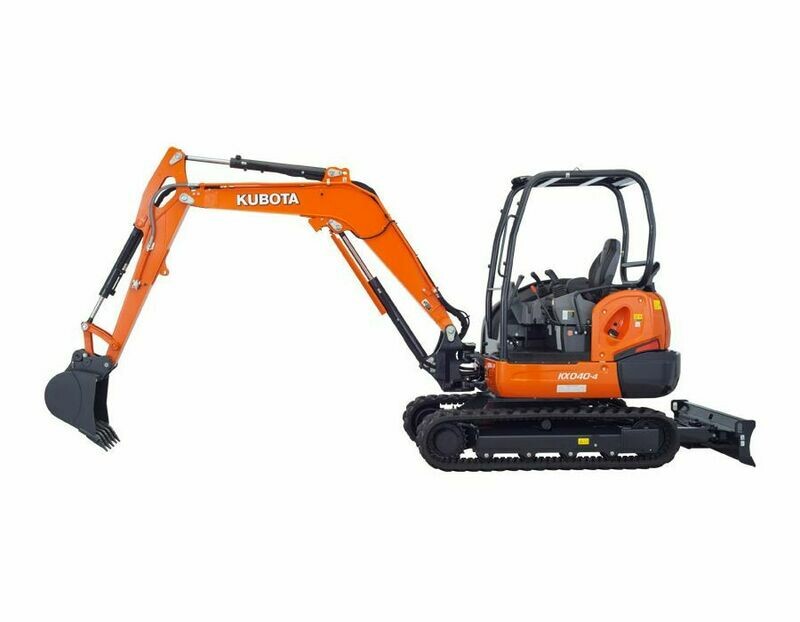 Mini Excavator - Kubota Excavator KX040-4