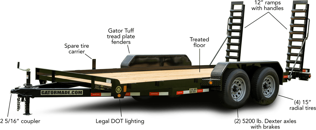 Trailer - Gator Made 7x18 Hauler