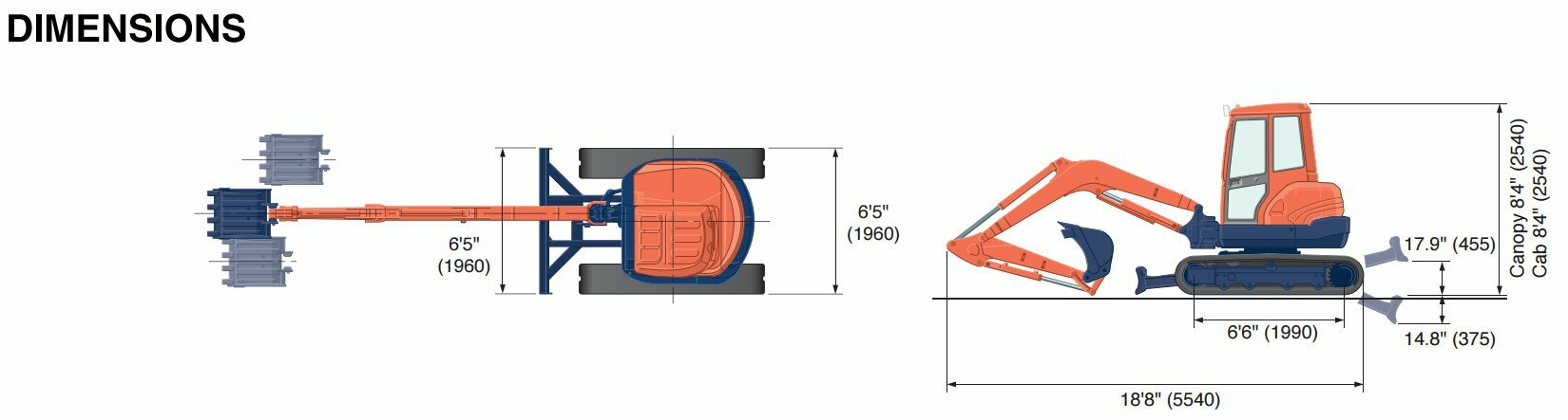 Mini Excavator - Kubota Excavator KX161-3