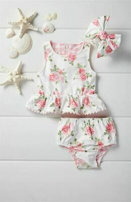 Rose Reversible swimsuit 