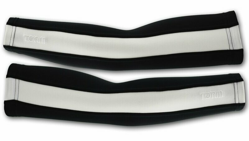 Black and White Arm Warmers - Medium