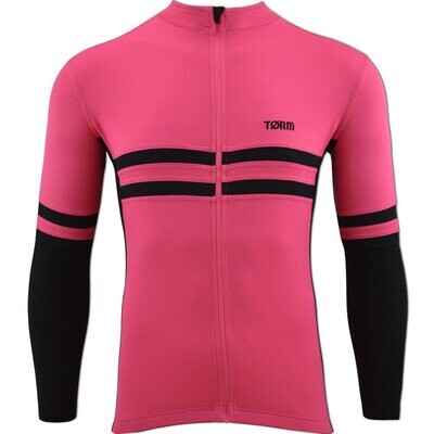 Pink and Black T17 Light Jersey plus Arm Warmers
