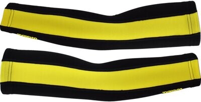 Black and Yellow Arm Warmers