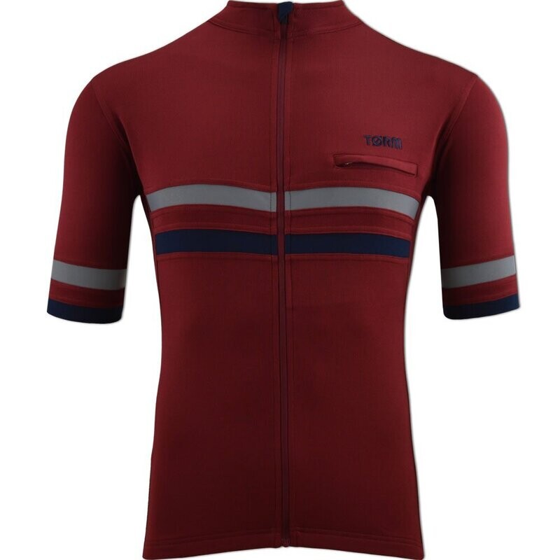 T17 Reflective Jersey - Claret