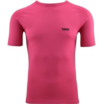 Short Sleeve Merino Baselayer - Pink