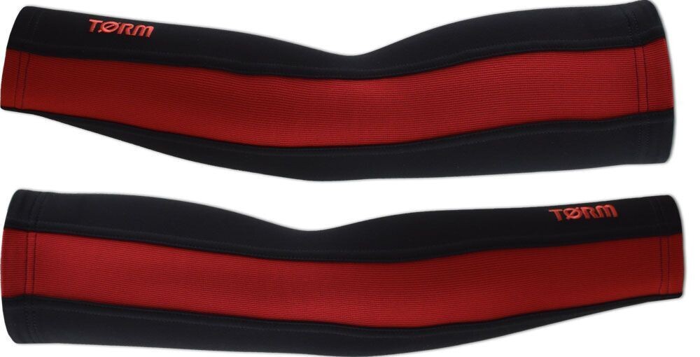 Black and Red Arm Warmers Black and Red Arm Warmers