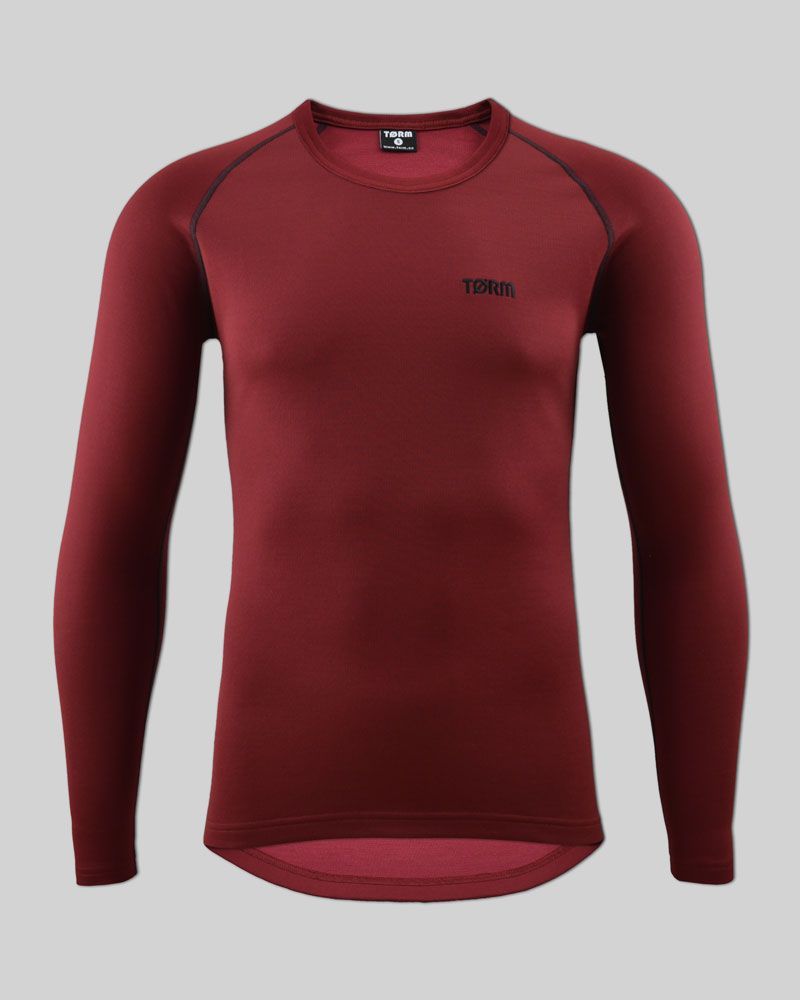 New LS Merino Baselayer - Claret New LS Merino Baselayer - Claret